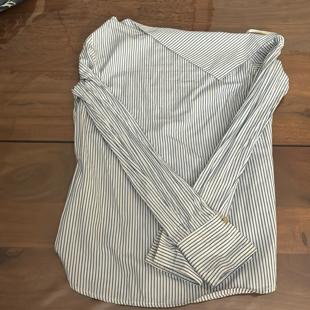 Ralph lauren shirt off the shoulder asymmetric one shoulder